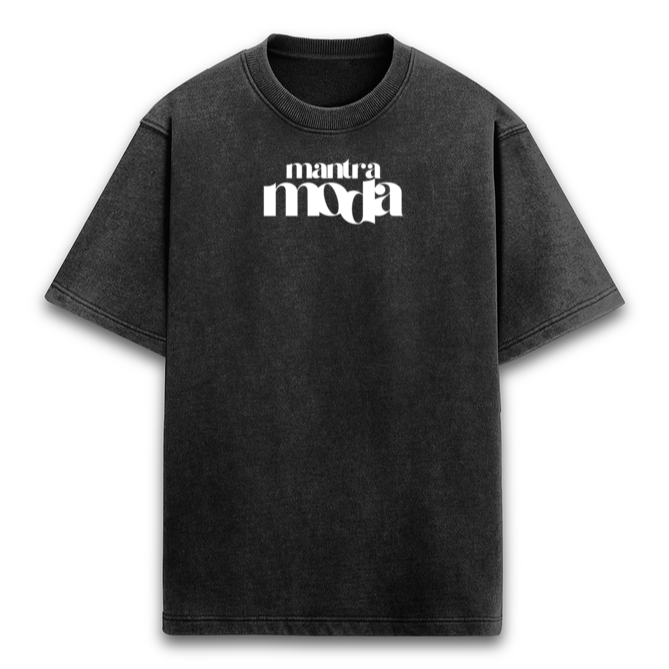 MM love Oversized Unisex Acid Wash T-shirt - MantraModa