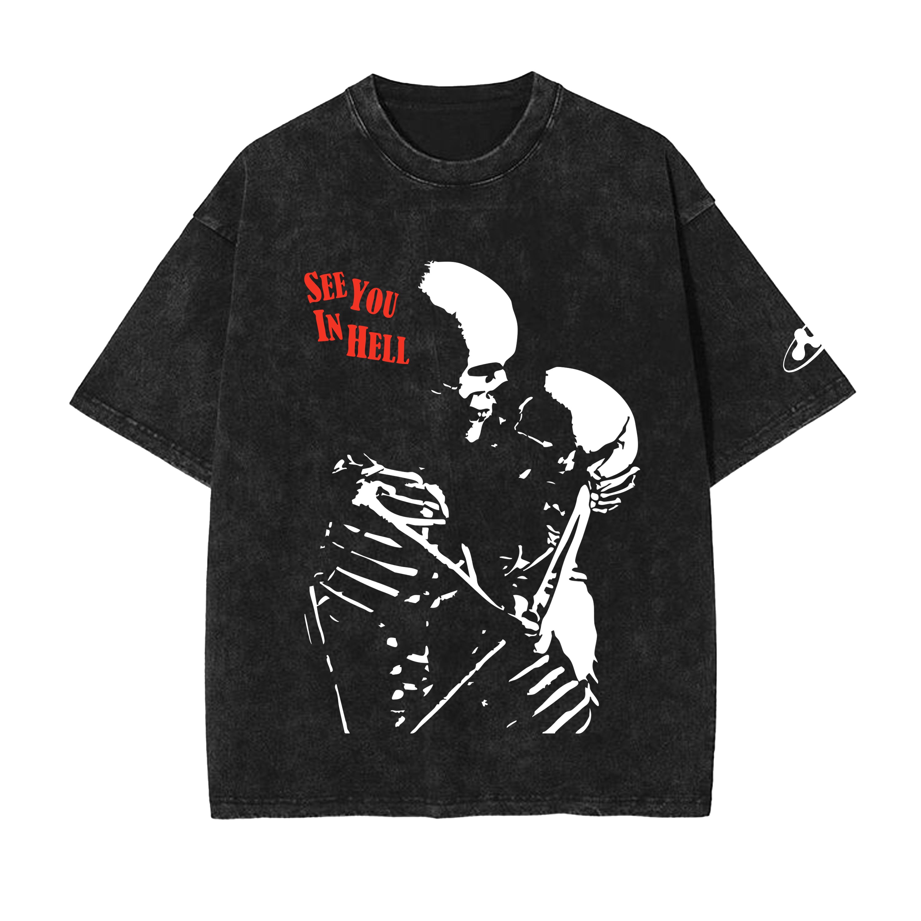 See You in Hell Oversized Tee - MantraModa