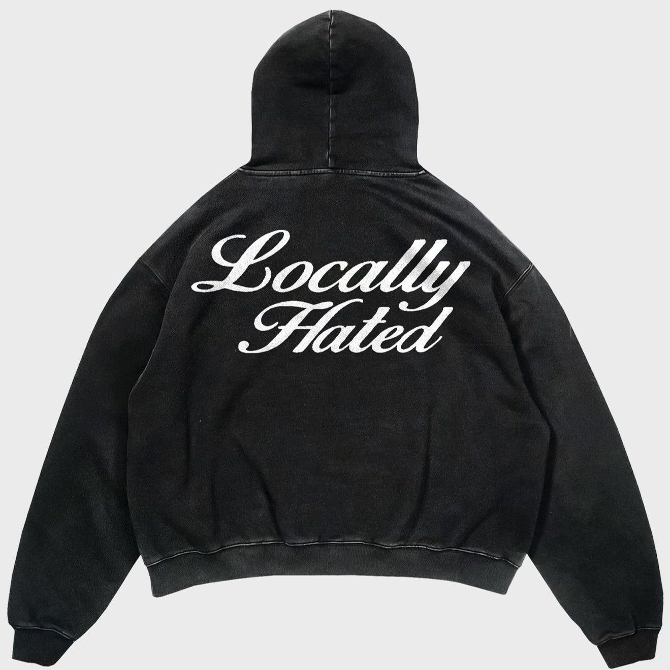Locally Hated Acid Wash Hoodie - MantraModa