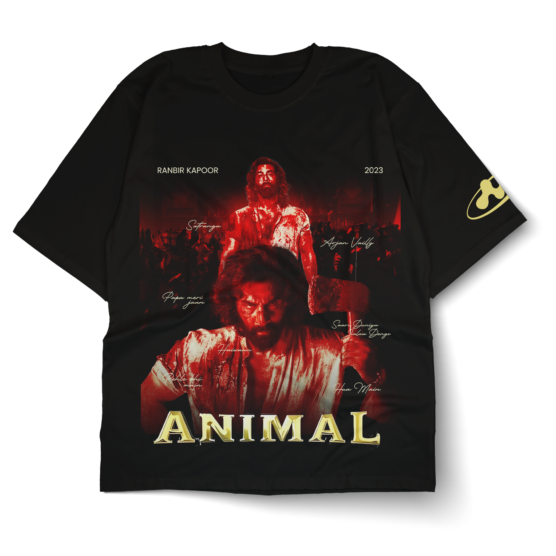 Animal Movie T-Shirt – Ranbir Kapoor Fan Tee | Bollywood 2023