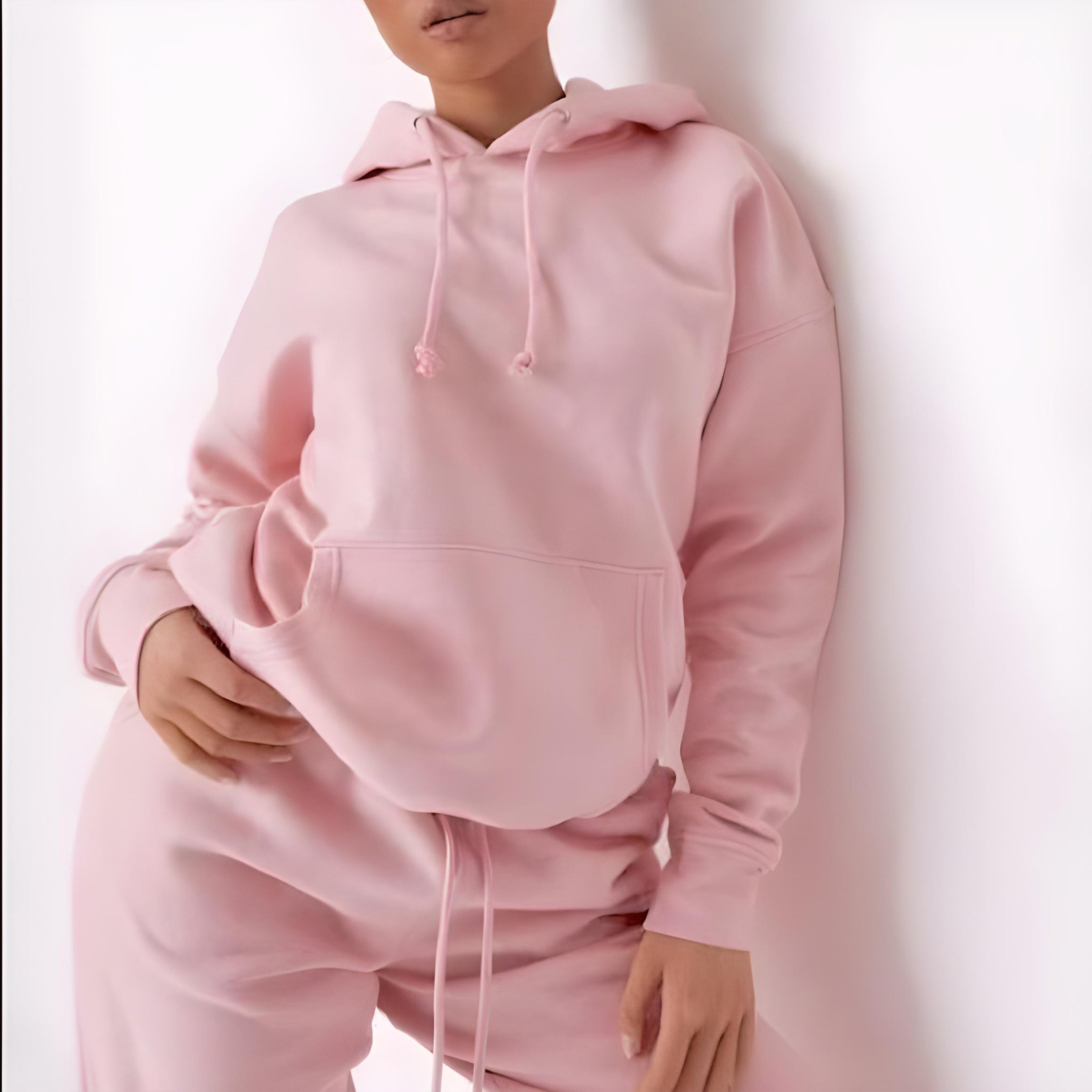 Core Hoodie Baby Pink - MantraModa