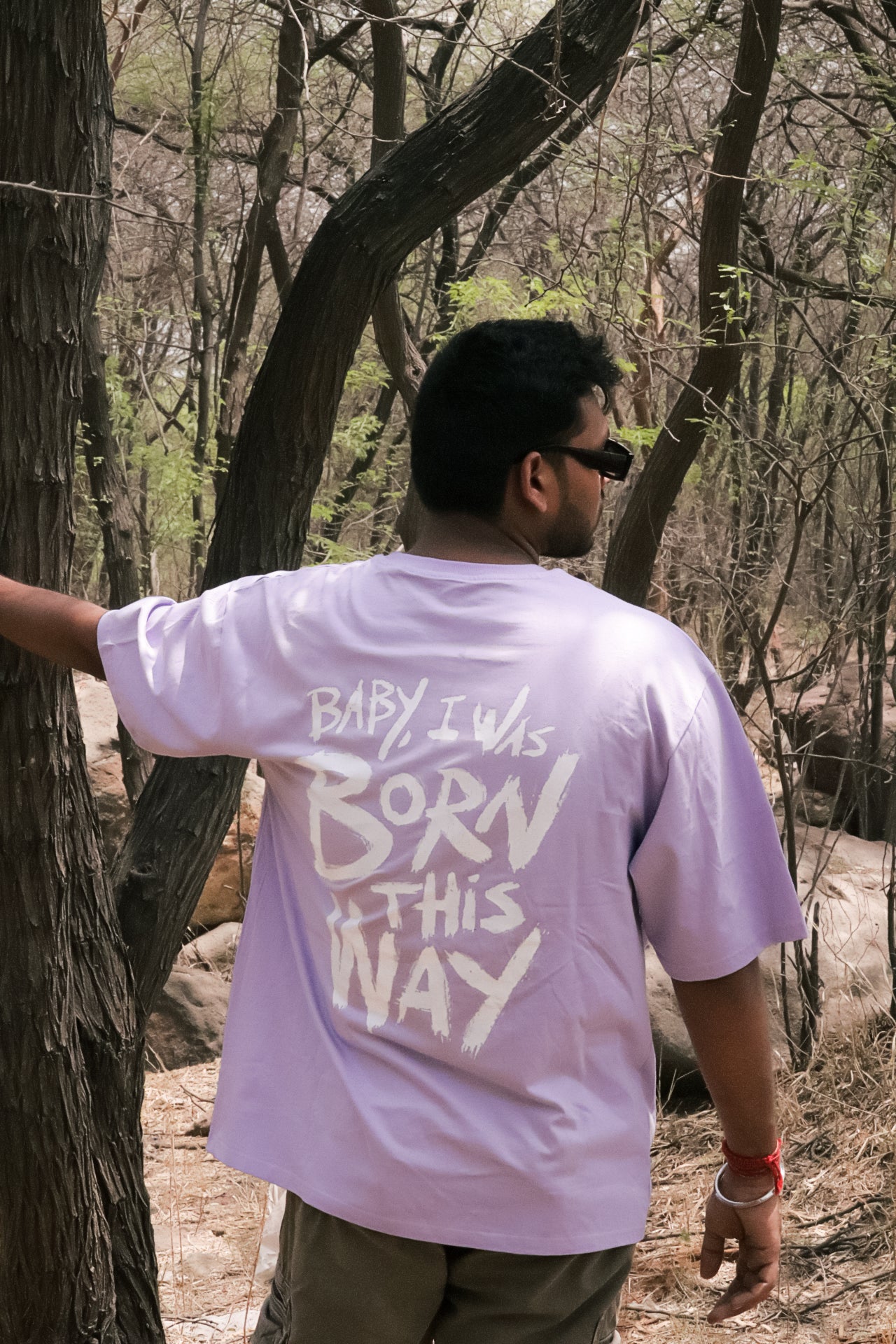 BORN THIS WAY UNISEX OVERSIZED T-SHIRT