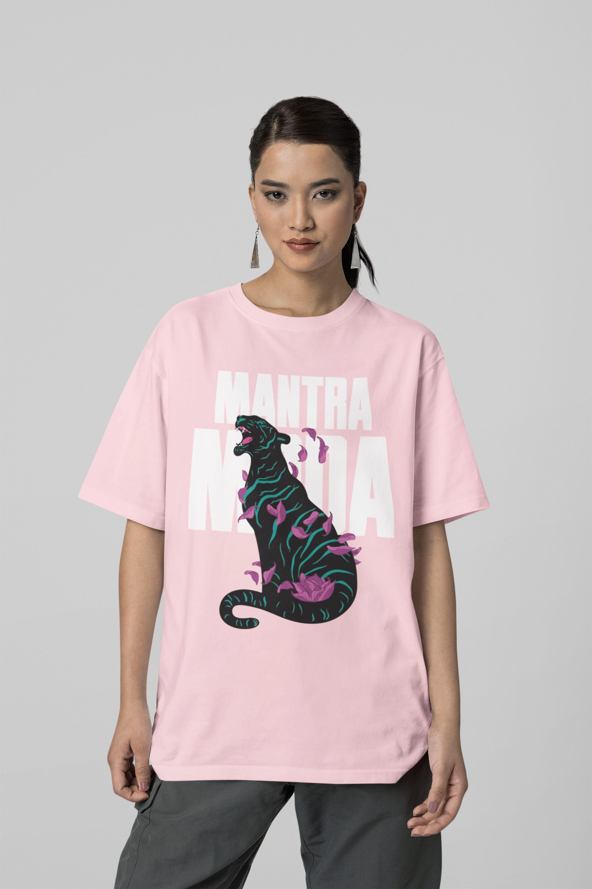 PINK MODA OVERSIZED T-SHIRT